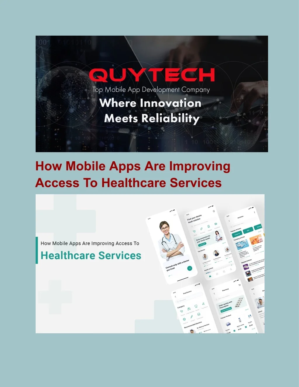 PPT - How Mobile Apps Are Improving Access to Healthcare Services ...