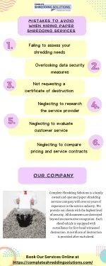 Mistakes to Avoid When Hiring Paper Shredding Services - slide 1