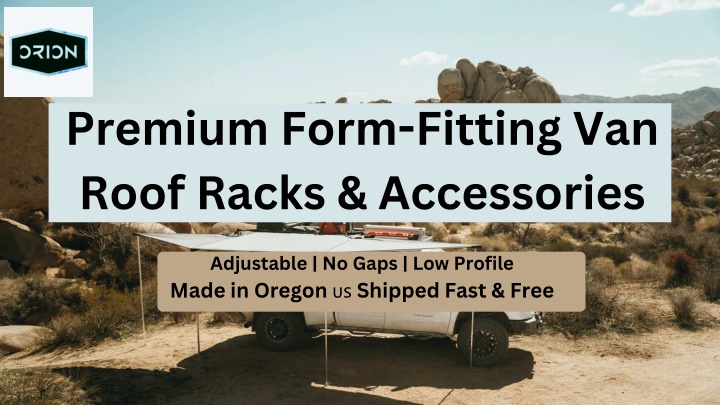 premium form fitting van roof racks accessories