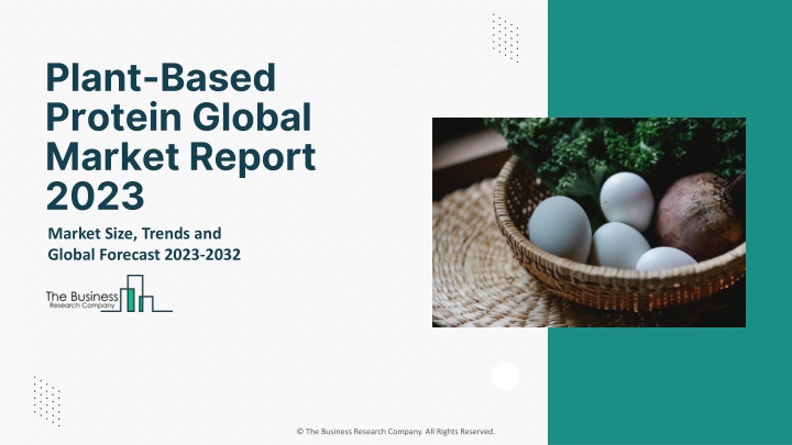 plant based protein global market report 2023