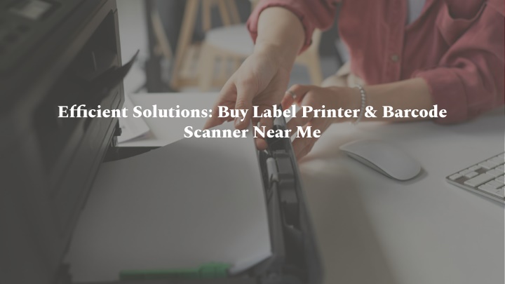 efficient solutions buy label printer barcode