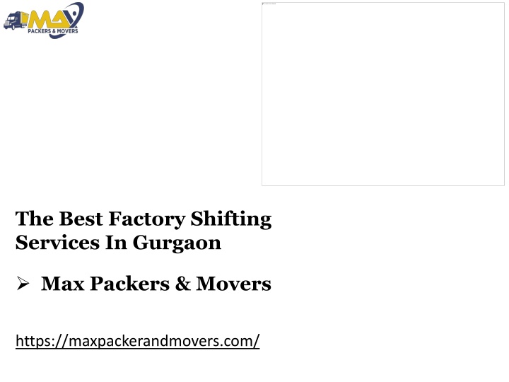 the best factory shifting services in gurgaon