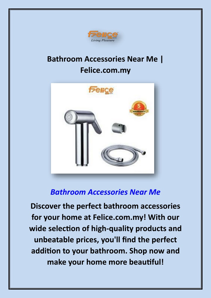 bathroom accessories near me felice com my