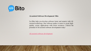 Ai-assisted Software Development  Bito