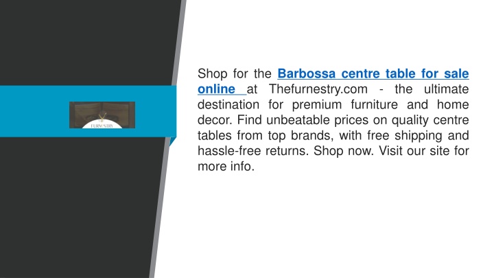 shop for the barbossa centre table for sale