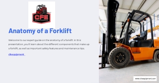 The Anatomy of a Forklift Understanding How It Works