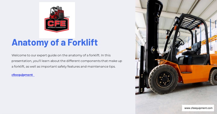 anatomy of a forklift