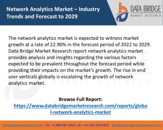 network analytics market industry trends