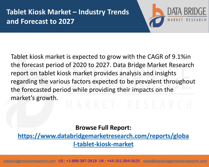 tablet kiosk market industry trends and forecast