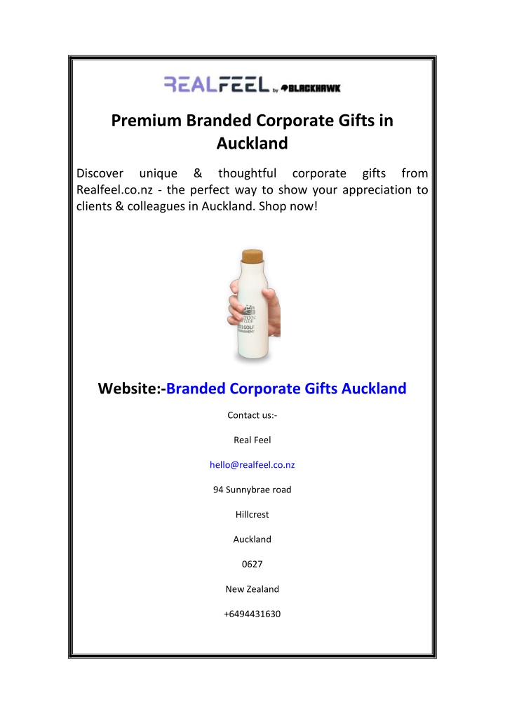 premium branded corporate gifts in auckland