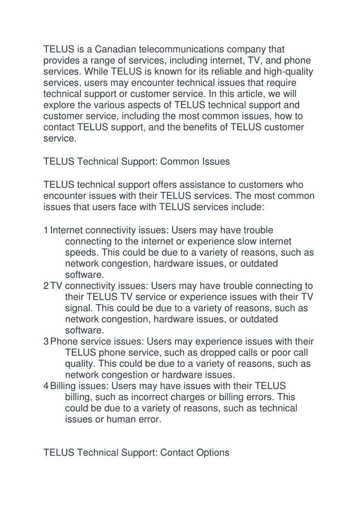 telus is a canadian telecommunications company