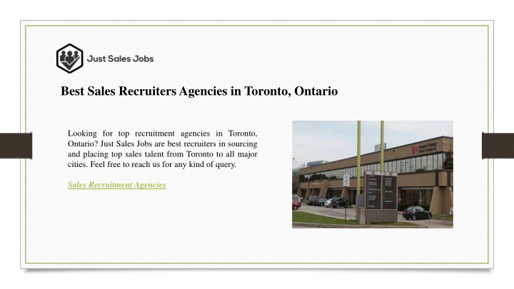 best sales recruiters agencies in toronto ontario