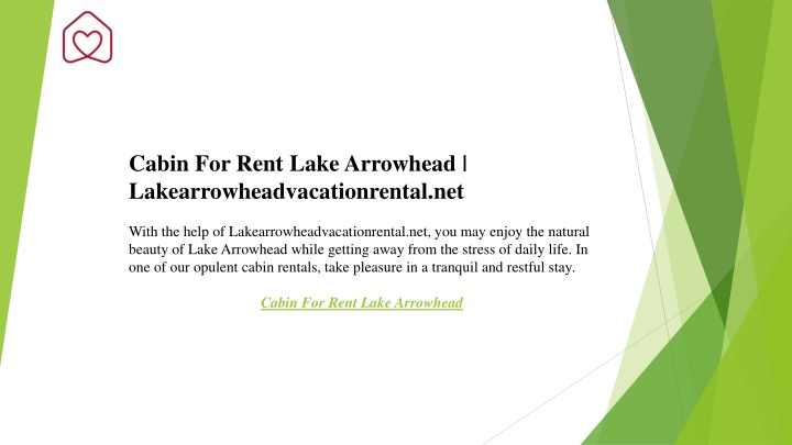 cabin for rent lake arrowhead