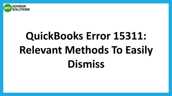 quickbooks error 15311 relevant methods to easily