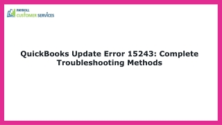 quickbooks update error 15243 complete