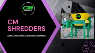 cm shredders