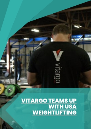 Vitargo Teams Up With USA Weightlifting
