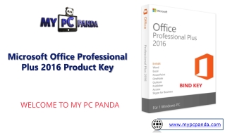 Microsoft Office Professional Plus 2016 Product Key