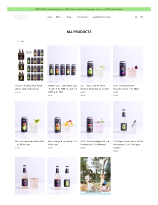 All Products | Non Alcoholic Australian Drinks | ETCH Sparkling
