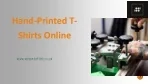 Express Your Style: Discover Hand Printed T-Shirts Online - slide 1
