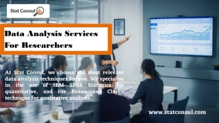 data analysis services for researchers