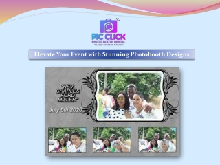 Elevate Your Event with Stunning Photobooth Designs