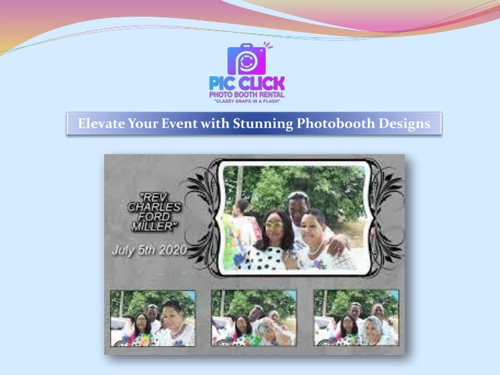 elevate your event with stunning photobooth