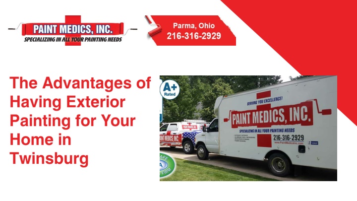 the advantages of having exterior painting