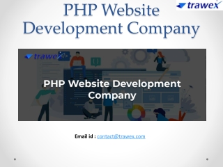 php website development company