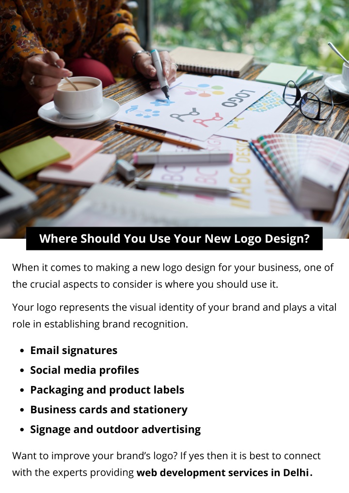 where should you use your new logo design