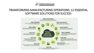transforming manufacturing operations 12 essential software solutions for success