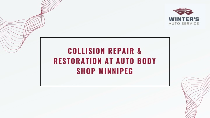 collision repair restoration at auto body shop