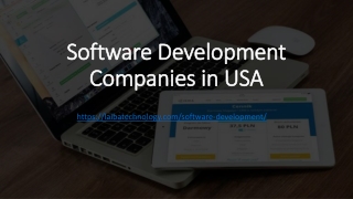 Software Development Companies in USA