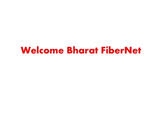 Best Corporate Internet Service Provider | Bharat Fiber Net | Boost Up Your Work