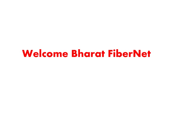 welcome bharat fibernet