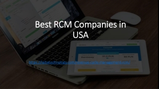 Best RCM Companies in USA