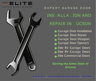 Garage Door Repair Services in Tucson