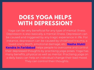 Does yoga helps with depression