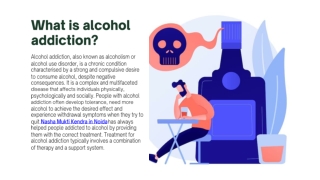 What is alcohol addiction