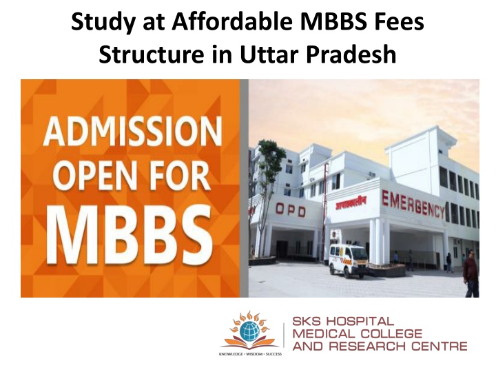 study at affordable mbbs fees structure in uttar pradesh