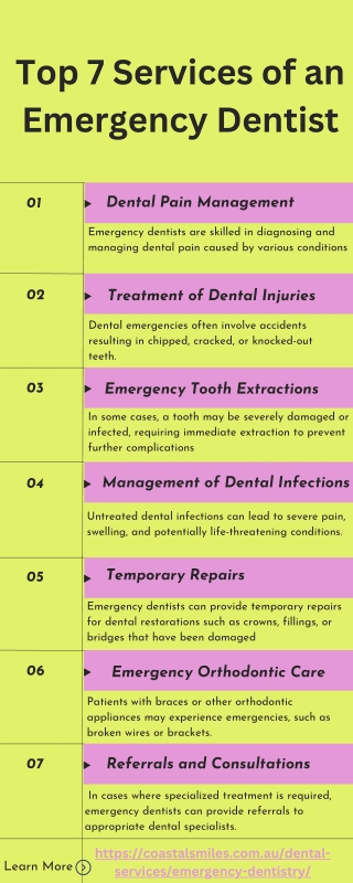 Services of an Emergency Dentist