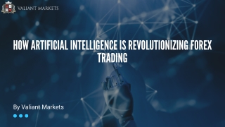 How AI is Revolutionizing Forex Trading