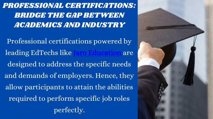 professional certifications bridge