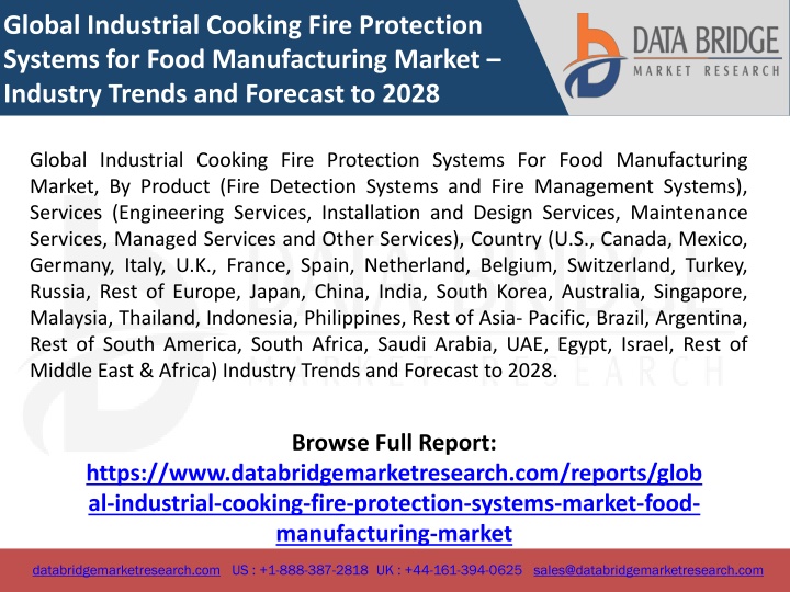 global industrial cooking fire protection systems