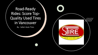 Road-Ready Rides Score Top-Quality Used Tires in Vancouver