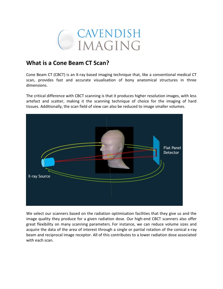what is a cone beam ct scan