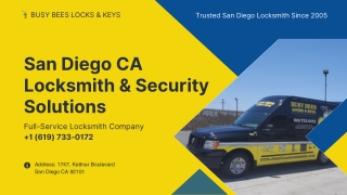 San Diego Locksmith Company - Residential, Commercial & Automotive