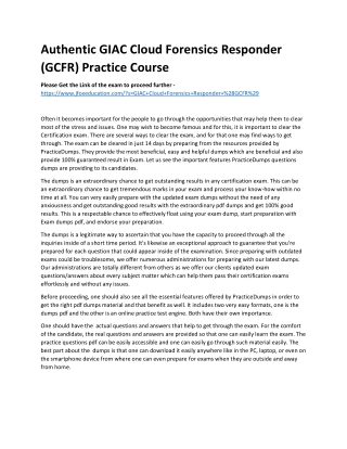 authentic giac cloud forensics responder gcfr