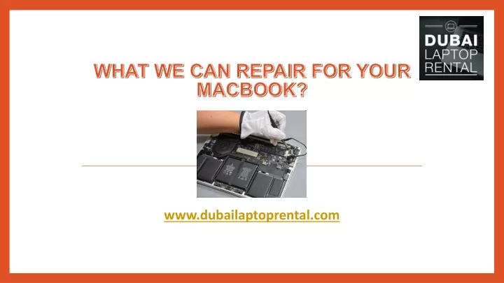 what we can repair for your macbook