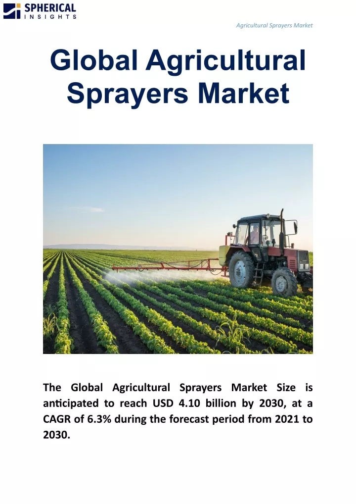 agricultural sprayers market